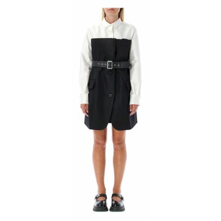 Sacai, Short Dresses Zwart, Dames, Maat:L
