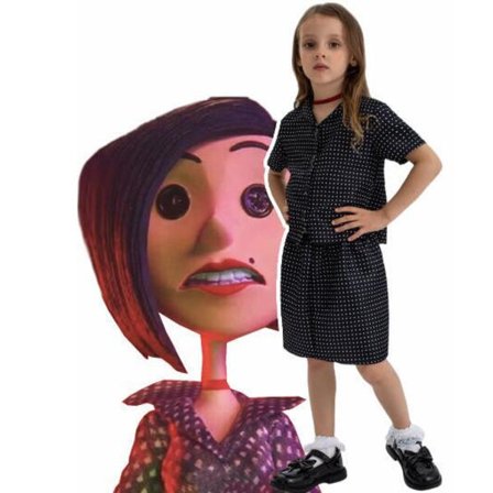 Halloween-spöke Mamma Kostym Barnföreställning Kostym