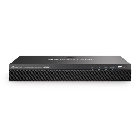 TP-Link 8-Channel Live View and 4K HDMI Video Output 8x 10/100 Mbps PoE+ Ports with 93 W PoE Budget Video Recorder