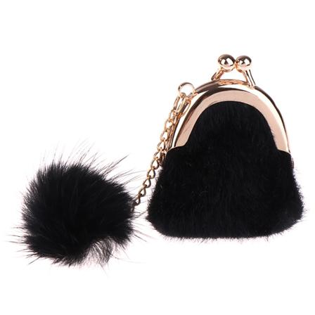 1:6 Dollhouse Miniatyr Plyschväska Handväska Väska Förvaringsväska Modell