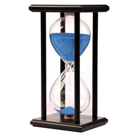Timeglass 60 minutter Timer Timeglass for Ornament Dekorasjon