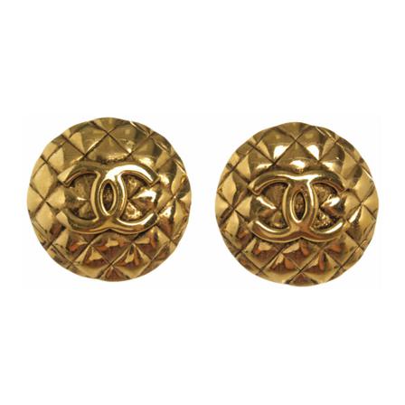 Chanel Vintage - Vintage Smycken - Gul - Dam - Storlek: One Size, Dam, Storlek: ONE SIZE