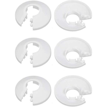 Enkel installation av plast radiator escutcheon vattenrör avloppsrör täcklock C