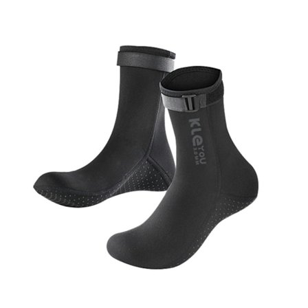 Neopreenisukat 3mm, Neopreenisukat miehille ja naisille, Lämpimät liukumattomat räpyläsukat sukellukseen ja vesiurheiluun, Surffaukseen, Uintiin,