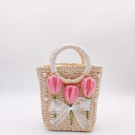 2023 Summer Beach Bag,handmade Bag Womens Handbag W19xh20.5xl8(cm)