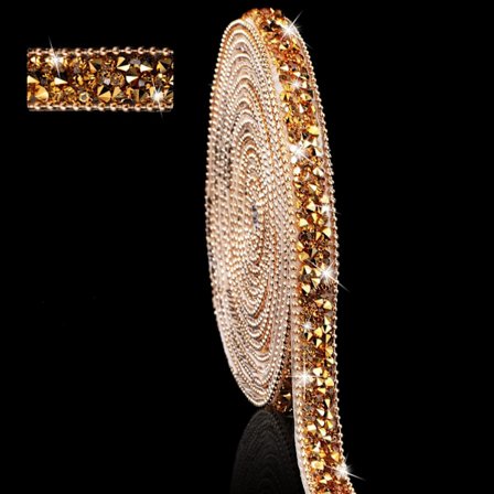 3 jaardia hartsi strassi nauhat itseliimautuva timantti joulu nauha kristalli nauharulla glitter hartsi timanttivyö strassi nauha