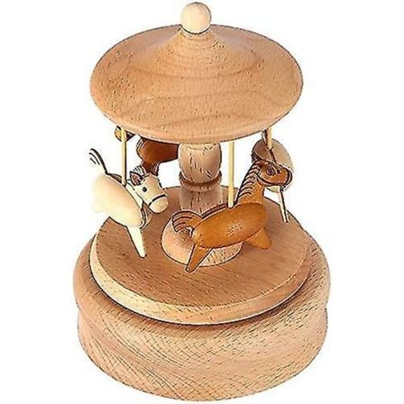 Karusellmusiklåda i Trä, Barnfödelsedagspresent, Examenspresent