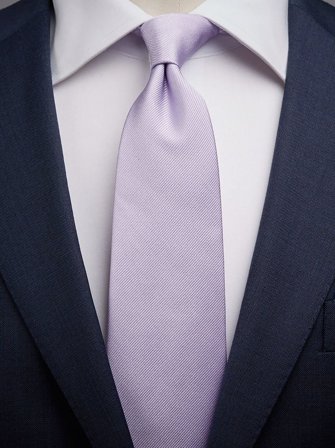 John Henric Men's Hellviolette Krawatte Size 8