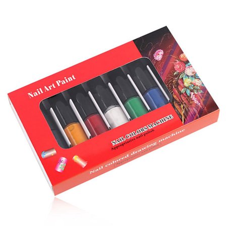 7 stk. Professionelt neglegelmalingssæt Manicure Polish Lim