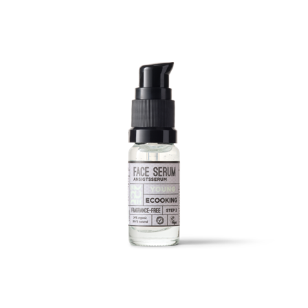 Ecooking Ansigtsserum 10 ml - Balancerende, Fugtgivende med Hyaluronsyre og Aloe Vera