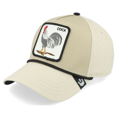 Goorin Bros. - Beige adjustable Keps - Rooster 100 Cream Twill A-Frame Adjustable @ Hatstore