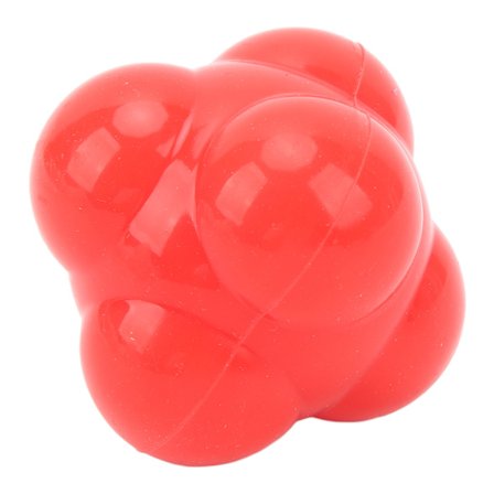 Sprette reaksjonsballer for hånd-øye-koordinasjon, refleks, hastighet, smidighet, treningsutstyr for baseball, fotball, basketball, rød
