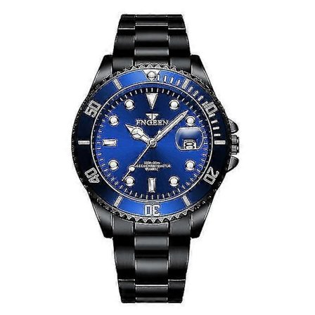 2025 Nye Herreklokker Menns Rustfritt Stål Vanntett Mote Kvarts Klokker Mannlig Klokke Lysende Menn Luksusklokke [db]