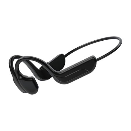 Trådlösa Bluetooth-hörlurar utomhus stereo öronsnäckor benledning hörlurar sport headset mikrofon FAN2319(svart)