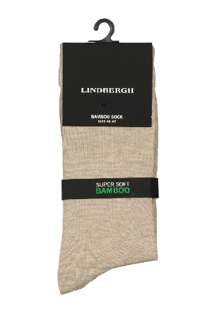 Lindbergh Bamboo Sock Strumpor Herr Grå 40-47