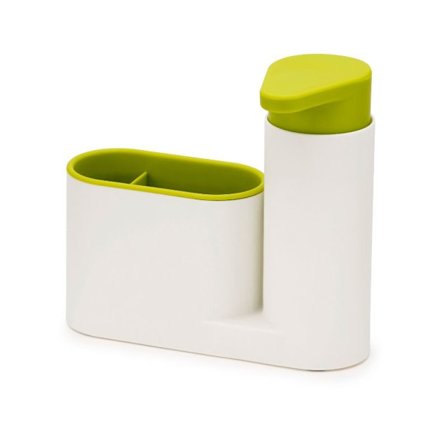 SinkBase: Organisera diskprylar & inbyggd tvålpump