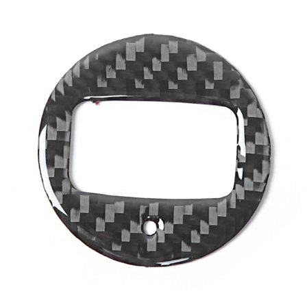 Auton sisätilan hiilikuituinen avaimenreikäkytkimen tarraverhoilu sopii VW Touaregiin 2011-2018