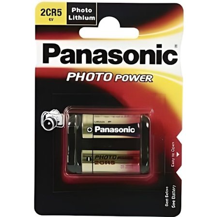 Panasonic Lithium Batteri 6V 1550mAh 1x 2CR5