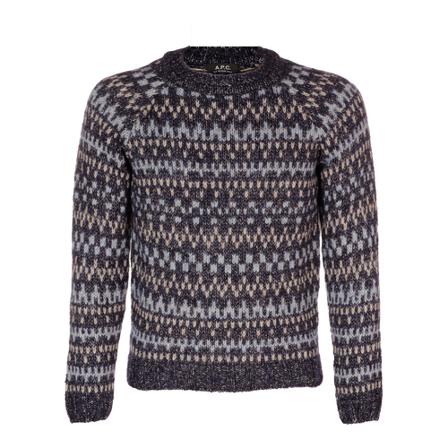 A.p.c. Trui , Grijs , Heren , Maat: L