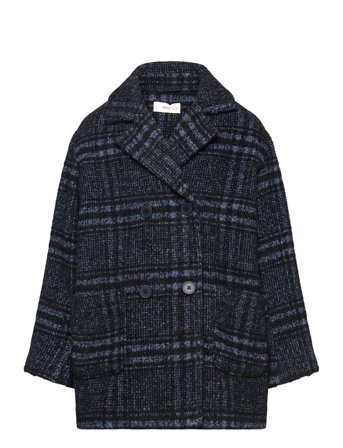 Mango | Checked Wool-Blend Coat | 122