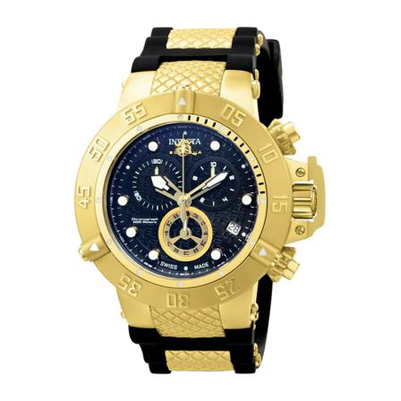 Invicta Watches Subaqua - Noma III 15799 Men's Quartz Watch - 50mm gul, Herr Klockor, Herr, Storlek: ONE SIZE