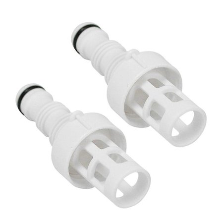 2 stk. 10201 for Intex-adapter for tilkobling til dreneringsenhet Hageslange Spa Boblebad Svømmebasseng D [C]
