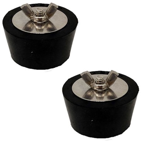 2 kpl kumitulppa 1-1/2 tuuman putken talvilaajennustulppa