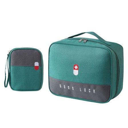 Tyhjät ensiapulaukut Matka-apteekki Kosmetiikkajärjestäjä Lääkelaukku perheelle Ulkoiluun ja retkeilyyn