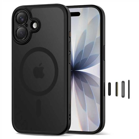 Tech-Protect Telefontaske til iPhone 17 Magsafe Peak - Mat Sort