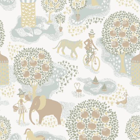 Littlephant Tapet - Jardin De La Vie Tapeter Unisex Vit