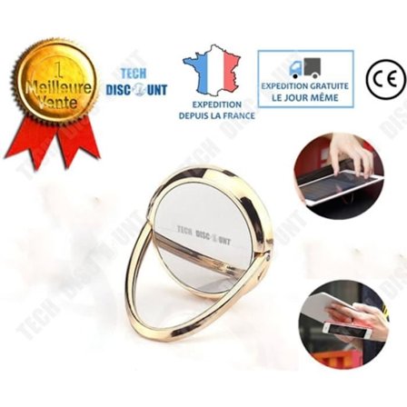 Ringshållare - TD - Universell - Klistermärken - Plast - Gul