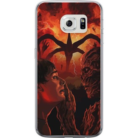 Yhteensopiva Puhelinkuori Samsung Galaxy S6 edge Satumaista moskeijaa pastelliväreillä, roikkuvilla lyhdyillä, tähdillä ja puolikuulla pilvien jo