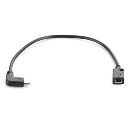 USB Typ C till Mini USB -kabel 90 graders USB C Hane till Mini USB Hona Adapter Converter för bärbara mobiltelefoner