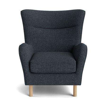 Lumo lænestol - Hygge Mørkeblå - 83x83x99 - Lænestol