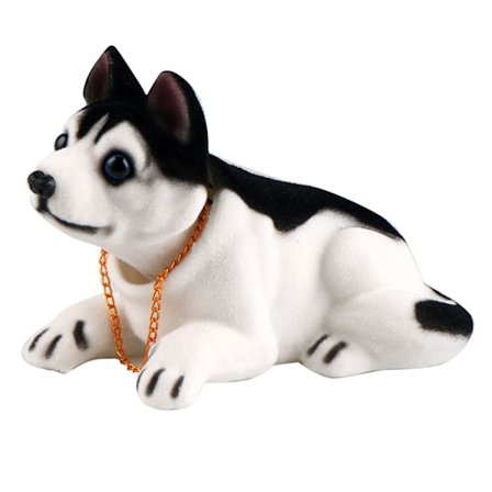 Bil Hund Pynt Nikkende Hoved Sød Tegneserie Dyrefigurer Dekorationer til Instrumentbræt Bord Kaffebord Type3