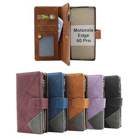 XL Motorola Edge 60 Pro Lyx Plånboksfodral