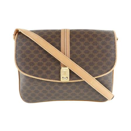 Celine Vintage, pre-owned bag Macadam Bruin, Dames, Maat:ONE Size