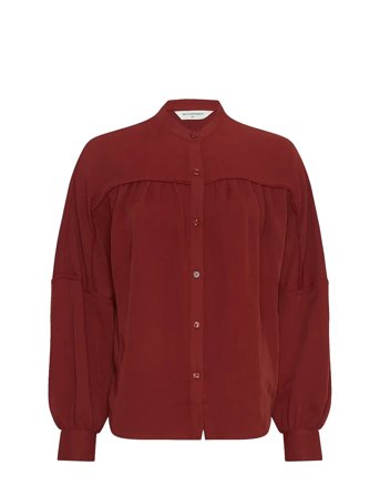 MSCH Copenhagen Mschmadie Genette Shirt - Burgundy - M/L