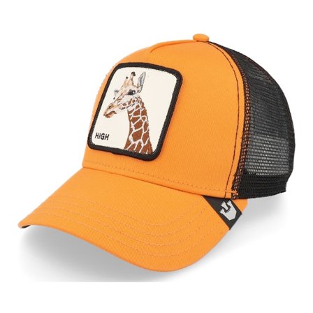 Goorin Bros. - Orange Trucker Cap - Hatstore Exclusive x The Giraffe Orange Trucker @ Hatstore