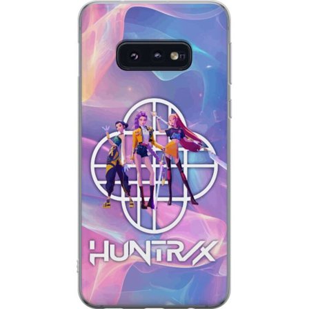 Kompatibel Mobilcover til Samsung Galaxy S10e Huntrix Neon Trio Kpop Demon Hunter Farverig futuristisk design med tre kvindelige helte i pastelfarver