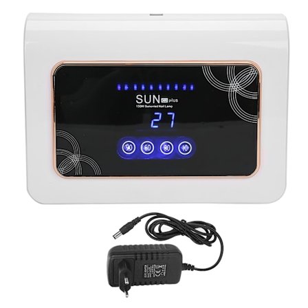 150W LED UV Nagel Lampa Timer Gel Polish Torkare Guld Kant 100-240V EU-kontakt