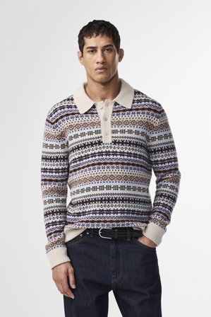 NN.07 Robbie Polo Herren Multi Certified Wool