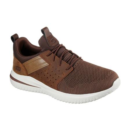 Skechers, low top sneakers Bruin, Heren, Maat:44 EU
