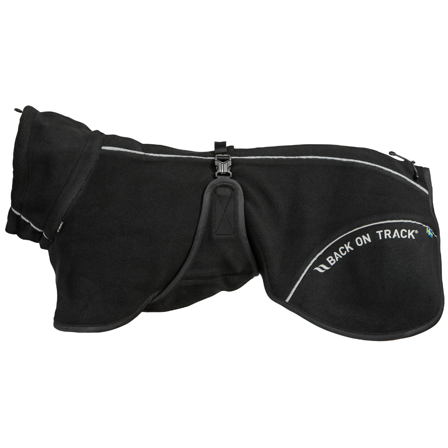 Back on Track Bay Fleece Coat High Set Tail 25-35 cm Black