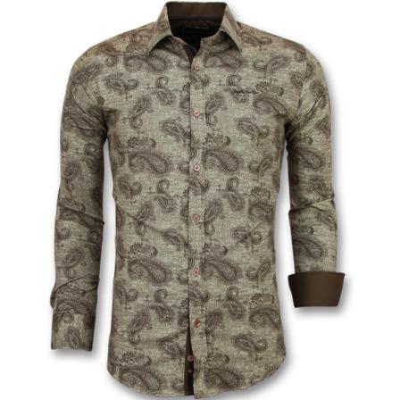 Gentile Bellini - Skjortor - Brun - Herr - Storlek: 2xl, Herr, Storlek: 2XL