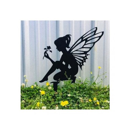 Metal Håndværk Eventyrhave Vedhæng Indendørs Have Dekorationer og Udendørs Dekorationer Sjove Statuer og Varme Have Skulpturer 1 stk (Stil To)