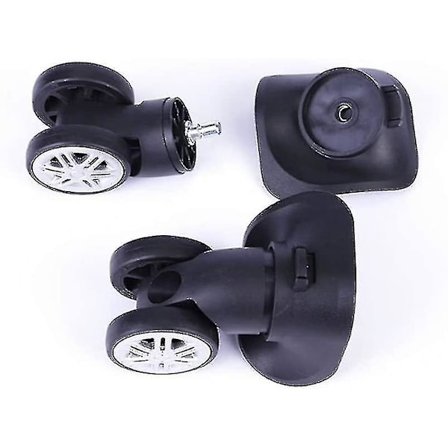 Universal Reservehjul for Koffert, Erstatningshjul for Reisebagasje, Venstre og Høyre Hjul, Reparasjonssett, 2 Par, Hy