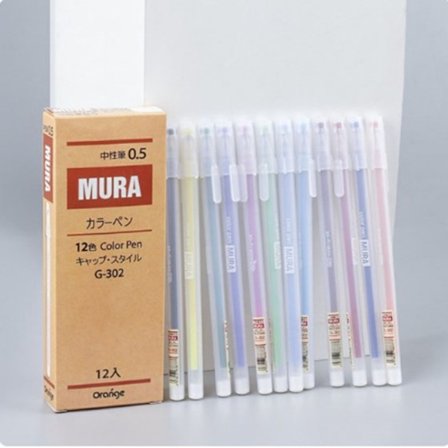 12 stk/æske farvet gel pennesæt Kawaii kuglepen Mark Pen