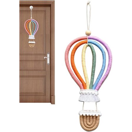 Varme Ballong Dekorasjoner, - Myk Bomulls Tau Makrame Vegg Henge