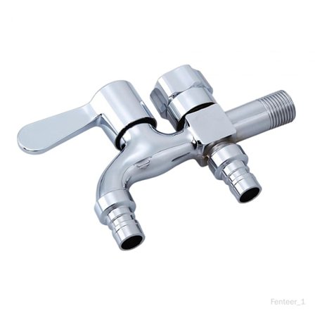 Sloter Tvättmaskinskran Badrumskran Mopp Pool, Kran, Utomhus Dubbeluttag Kran Sida vid Sida Växel